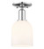 Arcadia One Light Semi-Flush Mount in Polished Chrome (405|7161CPCG5586GWH)