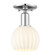 Arcadia One Light Semi-Flush Mount in Polished Chrome (405|7161CPCG12176WV)