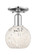 Arcadia One Light Semi-Flush Mount in Polished Chrome (405|7161CPCG12166WM)