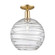 Arcadia One Light Semi-Flush Mount in Polished Chrome (405|7161CPCG121312CL)