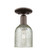 Arcadia One Light Semi-Flush Mount in Oil Rubbed Bronze (405|7161COBG259)