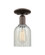 Arcadia One Light Semi-Flush Mount in Oil Rubbed Bronze (405|7161COBG2511)