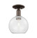 Arcadia One Light Semi-Flush Mount in Oil Rubbed Bronze (405|7161COBG1228)