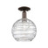 Arcadia One Light Semi-Flush Mount in Oil Rubbed Bronze (405|7161COBG121310CL)