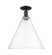 Arcadia One Light Semi-Flush Mount in Matte Black (405|7161CBKGBC162)