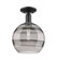 Arcadia One Light Semi-Flush Mount in Matte Black (405|7161CBKG55610SM)