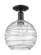 Arcadia One Light Semi-Flush Mount in Matte Black (405|7161CBKG121310CL)