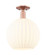 Arcadia One Light Semi-Flush Mount in Antique Copper (405|7161CACG121712WV)