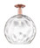 Arcadia One Light Semi-Flush Mount in Antique Copper (405|7161CACG121514)