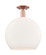 Arcadia One Light Semi-Flush Mount in Antique Copper (405|7161CACG12114)