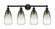 Edison Four Light Bath Vanity in Matte Black (405|6164WBKG4806SL)