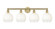Edison Four Light Bath Vanity in Brushed Brass (405|6164WBBG4838OP)