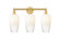 Edison Three Light Bath Vanity in Satin Gold (405|6163WSGG4847OP)