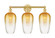 Edison Three Light Bath Vanity in Satin Gold (405|6163WSGG4847AM)