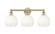 Edison Three Light Bath Vanity in Antique Brass (405|6163WABG4838OP)