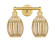 Edison Two Light Bath Vanity in Satin Gold (405|6162WSGG4596ME)