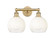 Edison Two Light Bath Vanity in Brushed Brass (405|6162WBBG4838OP)