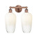 Edison Two Light Bath Vanity in Antique Copper (405|6162WACG4847OP)