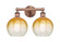 Edison Two Light Bath Vanity in Antique Copper (405|6162WACG4838AM)