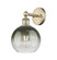 Edison One Light Wall Sconce in Antique Brass (405|6161WABG4838SL)