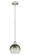 Edison One Light Mini Pendant in Brushed Satin Nickel (405|6161SSNG4838SL)