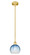 Edison One Light Mini Pendant in Satin Gold (405|6161SSGG4838SB)