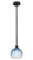 Edison One Light Mini Pendant in Matte Black (405|6161SBKG4838SB)