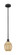 Edison One Light Mini Pendant in Matte Black (405|6161SBKG4596ME)