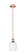 Edison One Light Mini Pendant in Antique Copper (405|6161SACG4596CL)