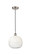 Edison One Light Mini Pendant in Brushed Satin Nickel (405|6161PSNG48110OP)