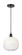 Edison One Light Mini Pendant in Matte Black (405|6161PBKG48110OP)