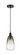 Edison One Light Mini Pendant in Matte Black (405|6161PBKG4806SL)