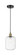 Edison One Light Mini Pendant in Black Antique Brass (405|6161PBABG4607CL)