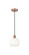 Edison One Light Mini Pendant in Antique Copper (405|6161PACG4838OP)