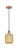 Edison One Light Mini Pendant in Antique Copper (405|6161PACG4607ME)