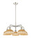 Ballston Five Light Chandelier in Polished Nickel (405|5165CRPNNBD29NAT)