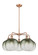Ballston Five Light Chandelier in Antique Copper (405|5165CRACG48110SL)