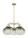 Ballston Five Light Chandelier in Antique Brass (405|5165CRABG48110SL)