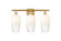 Ballston Three Light Bath Vanity in Satin Gold (405|5163WSGG4847OP)