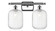Ballston Two Light Bath Vanity in Polished Chrome (405|5162WPCG4607CL)