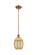 Ballston One Light Mini Pendant in Brushed Brass (405|5161SBBG4596ME)