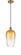 Ballston One Light Mini Pendant in Brushed Brass (405|5161PBBG4847AM)
