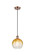 Ballston One Light Mini Pendant in Antique Copper (405|5161PACG4838AM)