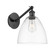 Ballston One Light Wall Sconce in Matte Black (405|3171WBKGBD92)