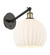 Ballston One Light Wall Sconce in Black Antique Brass (405|3171WBABG121710WV)