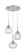 Berkshire Three Light Pendant in Brushed Satin Nickel (405|113B3PSNG323MU)