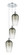 Ballston Three Light Pendant in Polished Chrome (405|113B3PPCG4847SL)