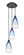Ballston Three Light Pendant in Matte Black (405|113B3PBKG4806SB)