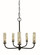 Kaia Five Light Chandelier in Matte Black (8|5965MBLACK)