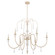 Clasica Six Light Chandelier in Washed Oak (19|685652)